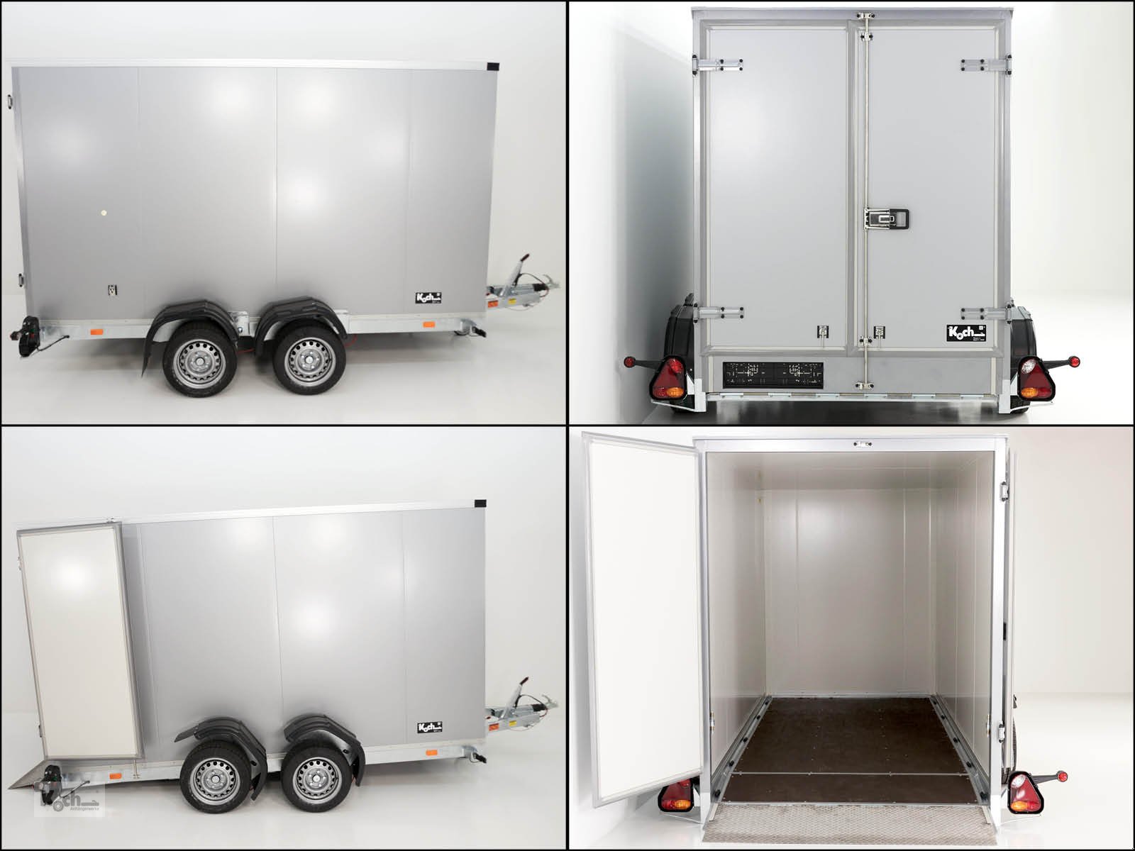 Anhänger des Typs Sonstige Koffer-Absenkanhänger 157x343cm Höhe:190cm 2,7t|silber (Ko13281934So), Neumaschine in Winsen (Luhe) (Bild 9)